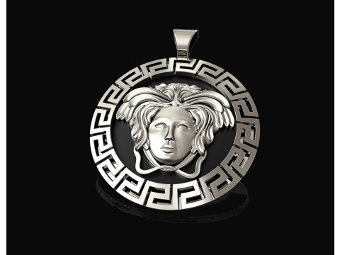 Medusa pendant 3D Print Model