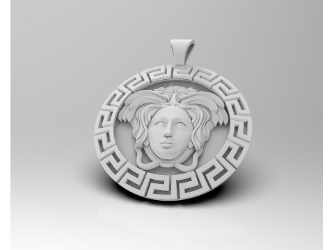 Medusa pendant 3D Print Model