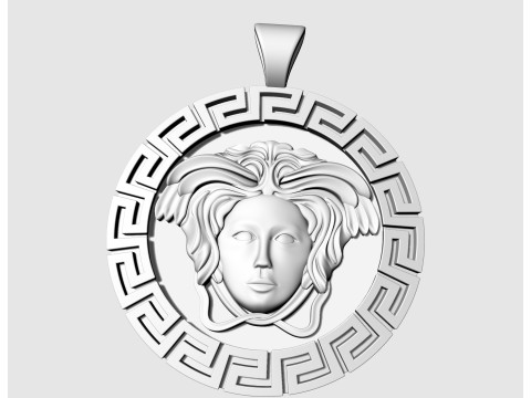 Medusa pendant 3D Print Model