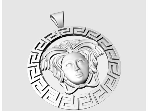 Medusa pendant 3D Print Model