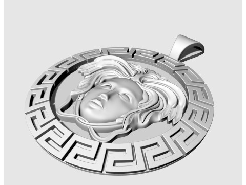 Medusa pendant 3D Print Model