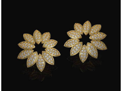 Rosita Earrings 3D Print Model