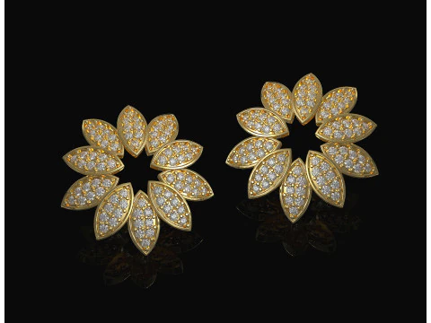 Rosita Earrings 3D Print Model