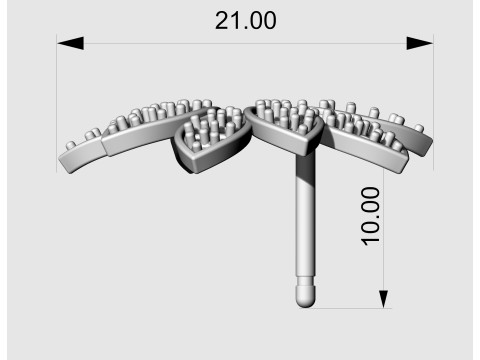 Rosita Earrings 3D Print Model