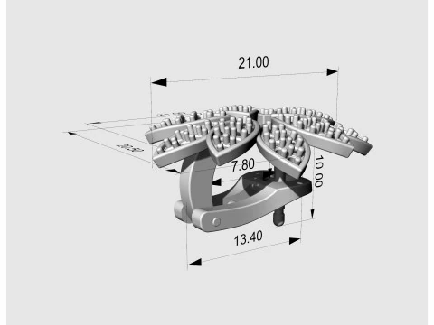 Rosita Earrings 3D Print Model