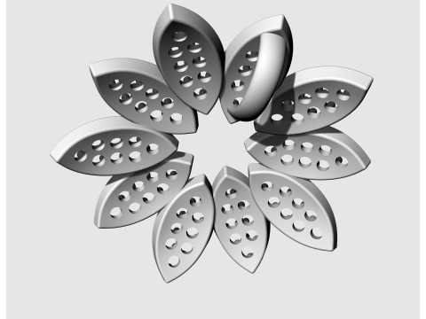 Ciondolo Rosita Modello di stampa 3D