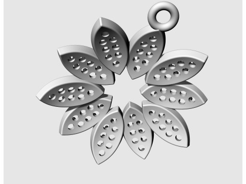 Ciondolo Rosita Modello di stampa 3D