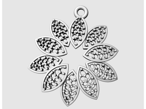 Ciondolo Rosita Modello di stampa 3D