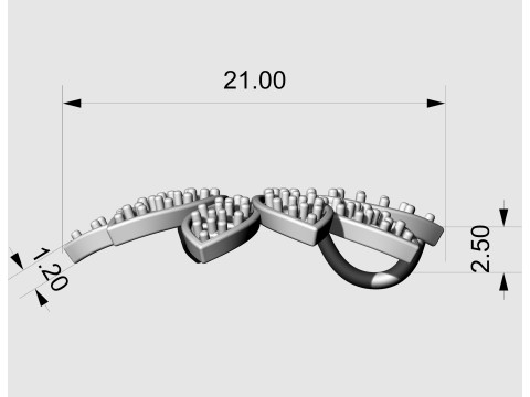 Ciondolo Rosita Modello di stampa 3D