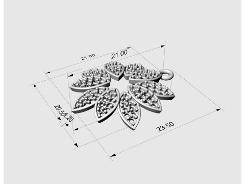 Rosita Pendant 3D Print Model