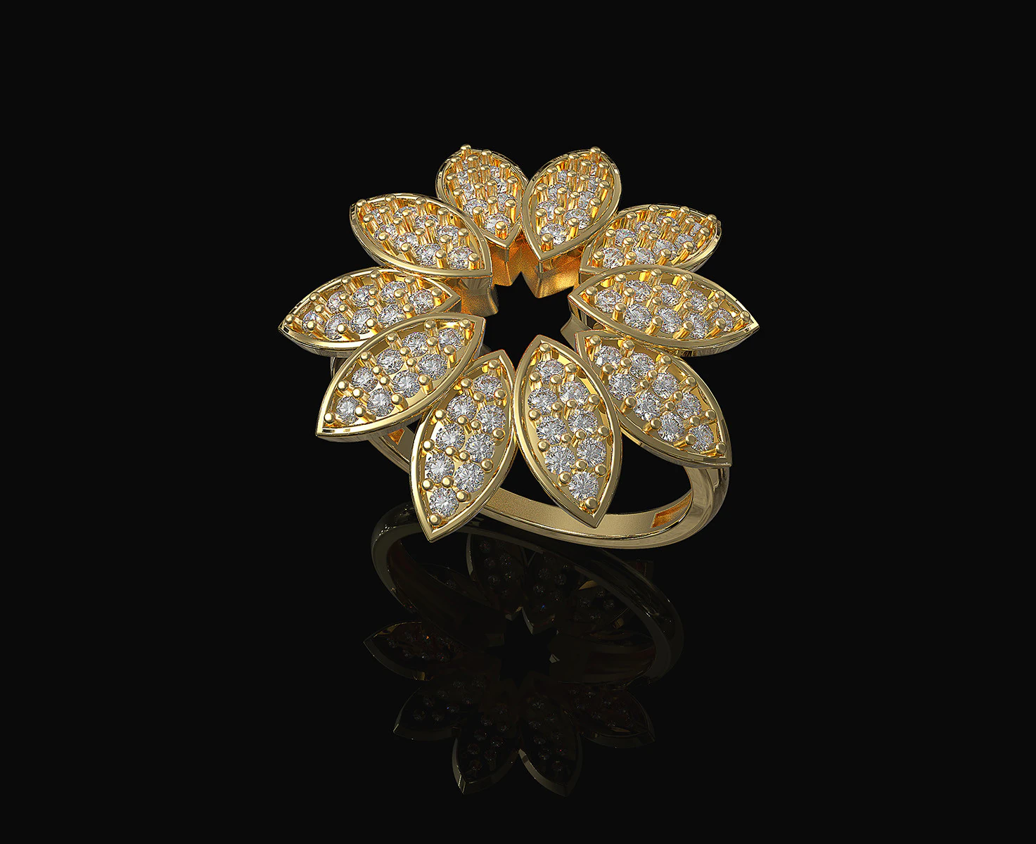 Rosita-Ring 3D Druckmodell .c4d .max .obj .3ds .fbx .stl .blend 