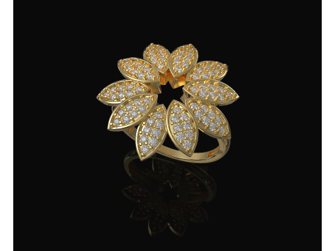 罗西塔戒指 3D 打印模型