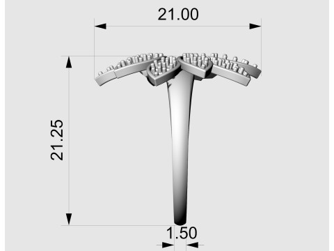 로지타 링 3D 프린트 모델