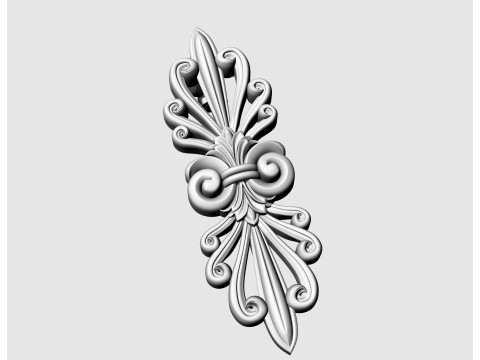 Vintage brooch 3D print model 3D Print Model