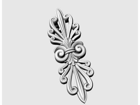 Vintage brooch 3D print model 3D Print Model