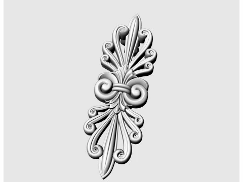 Vintage brooch 3D print model 3D Print Model