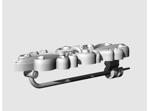 Vintage brooch 3D print model 3D Print Model