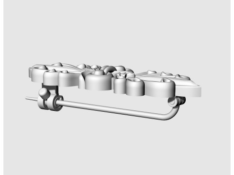 Vintage brooch 3D print model 3D Print Model