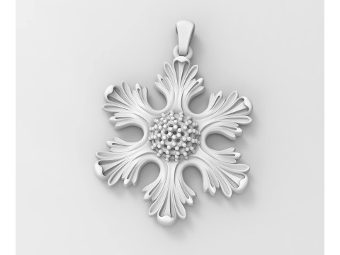 The six leaves pendant 3D Print Model