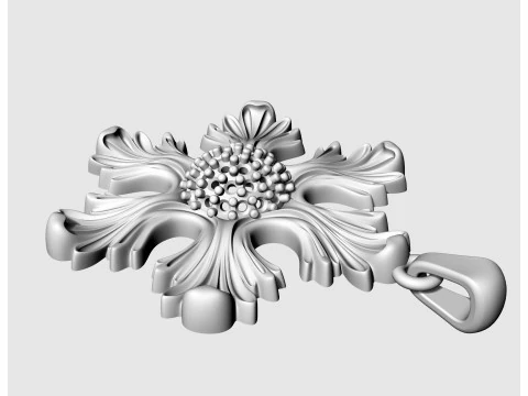 The six leaves pendant 3D Print Model