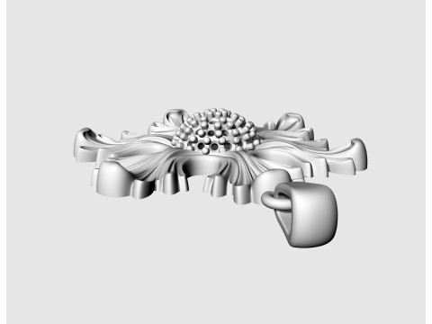 The six leaves pendant 3D Print Model