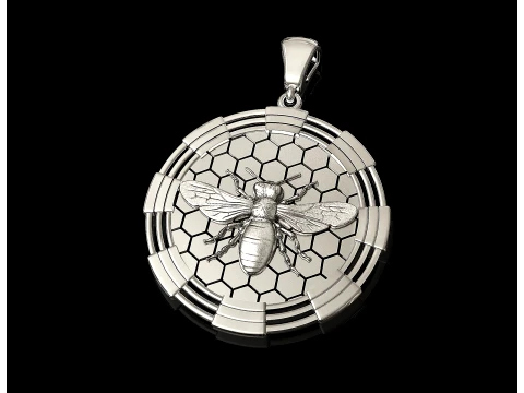 Bee pendant 3D Print Model