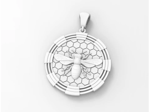 Bee pendant 3D Print Model