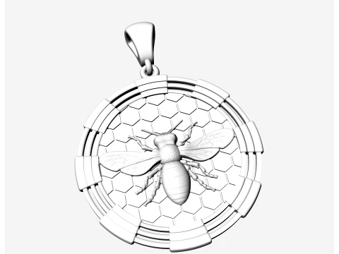 Bee pendant 3D Print Model
