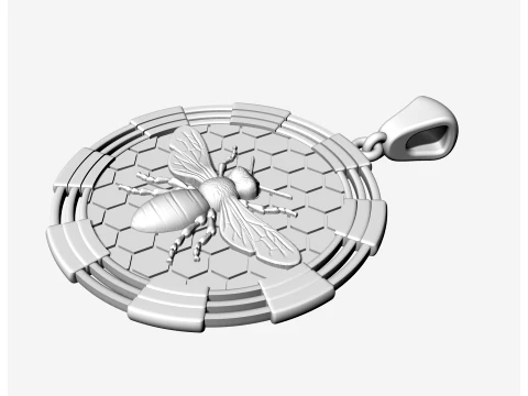 Bee pendant 3D Print Model