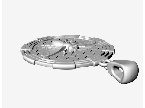 Bee pendant 3D Print Model