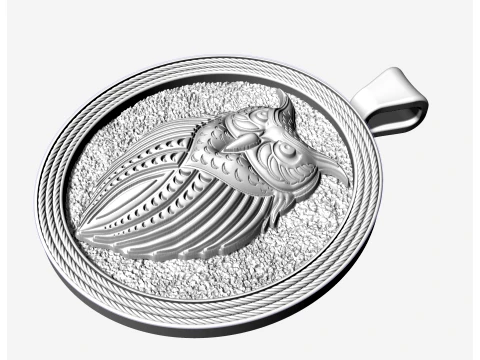 Owl pendant 3D Print Model