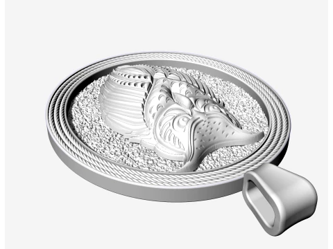 Owl pendant 3D Print Model