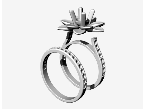 Rose ring 3D Print Model