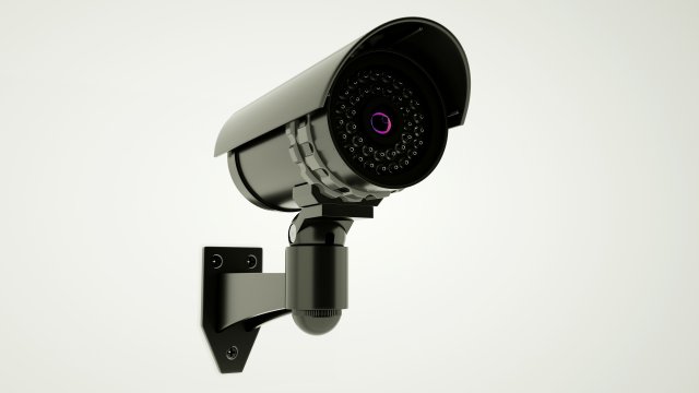 cctv security camera 3Dモデル .c4d .max .obj .3ds .fbx .stl .blend 
