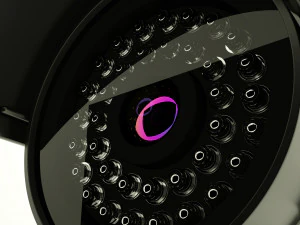 c&acirc;mera de seguran&ccedil;a cftv Modelo 3D