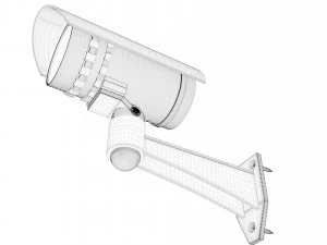 c&acirc;mera de seguran&ccedil;a cftv Modelo 3D
