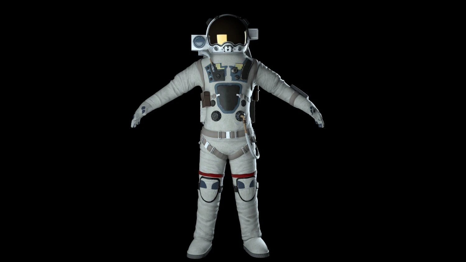 宇航员 3D 模型 .c4d .max .obj .3ds .fbx .stl .blend 