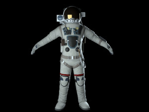 cosmonaut 3D मॉडल