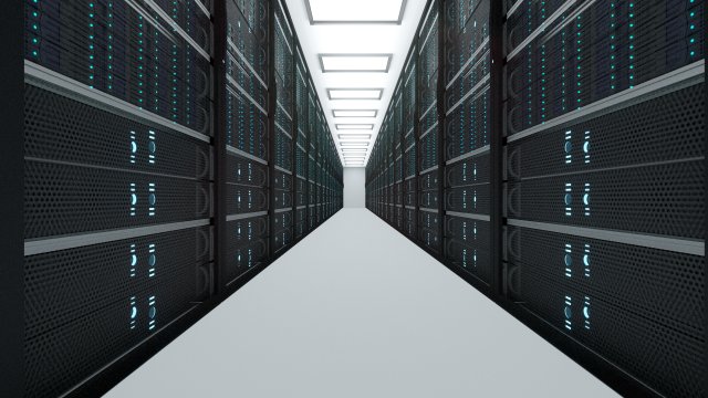 Server Room 3d Model In Computer 3dexport