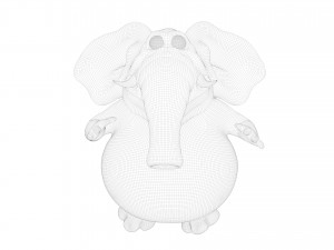 funny elephant 3D-Modell