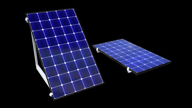 solar battery 3D-Modell .c4d .max .obj .3ds .fbx .stl .blend 