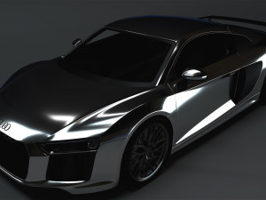 audi r8 v10 plus 3D 모델