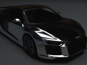 audi r8 v10 plus 3D 모델