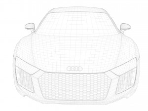 audi r8 v10 plus 3D 모델