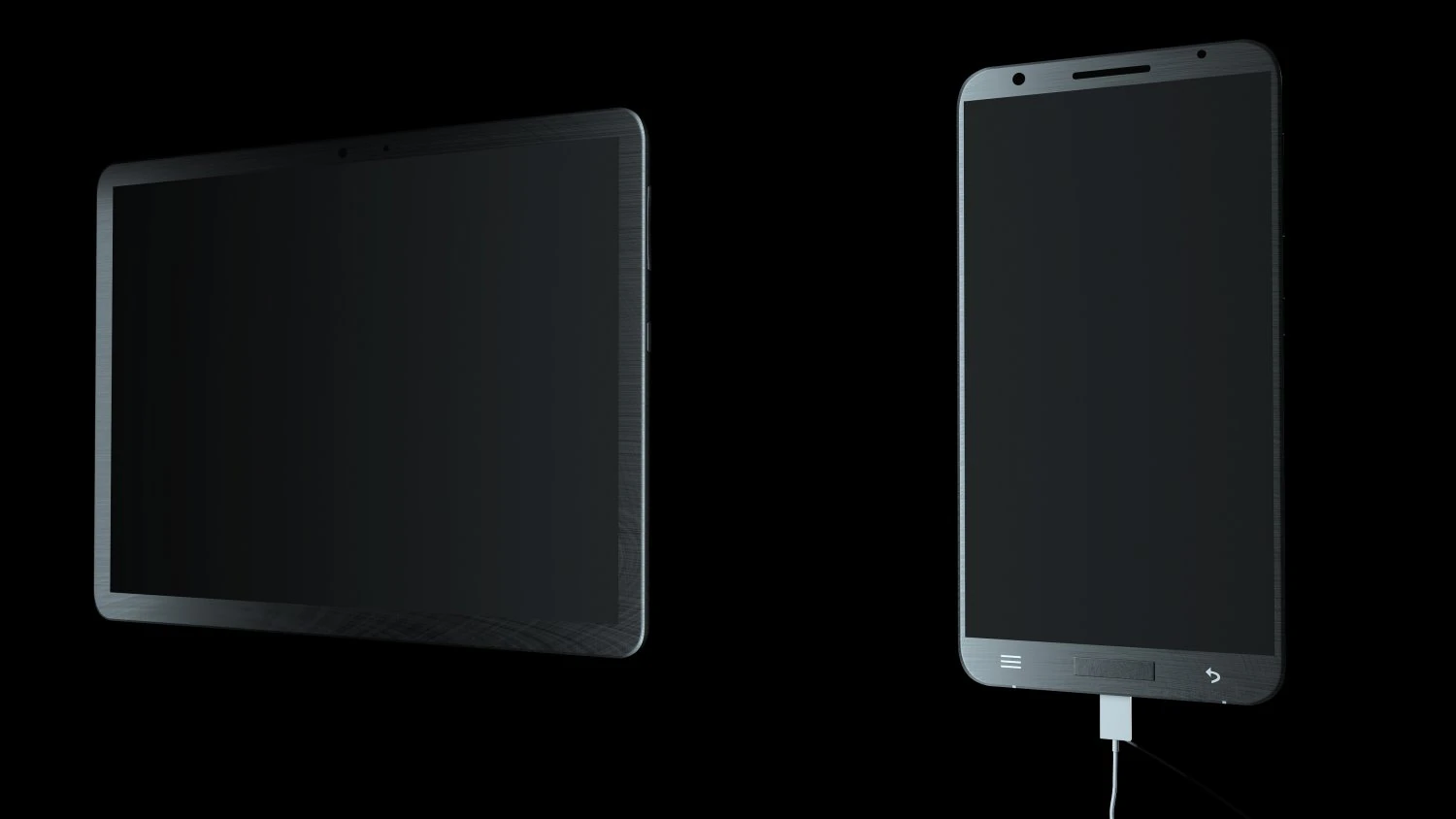 smartphone and tablet 3D Model .c4d .max .obj .3ds .fbx .stl .blend 