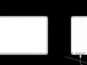 smartphone and tablet 3D Model