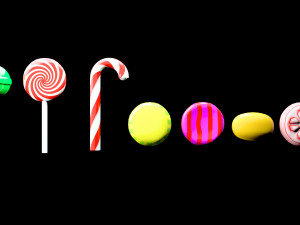 candies Model 3D