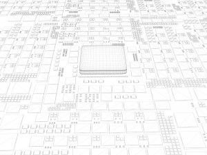 circuit board Model 3D