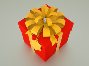 gift box 3D 模型