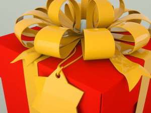 gift box 3D 模型